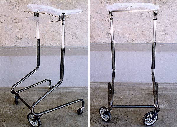 入院患者 のための 歩行器 TAP。第6試作。