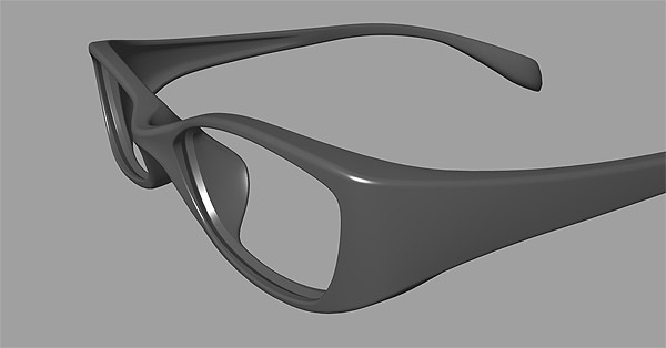 【 3D 】 プラスチック眼鏡フレームの 3Dデータ を無償配布致します。レンズ溝（ヤゲン）について。