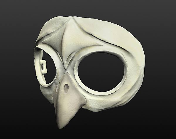 【 3D 】 粘土コネコネ系無料モデラー Sculptris メモ。テクスチャ貼り付け後。