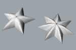 ライノ日記さんの中の例題から。星の尖り以外には角が1つもない滑らかな形状。
